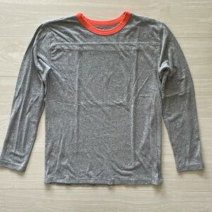 J. Crew Crewcuts Grey Jersey w/ Coral Trim